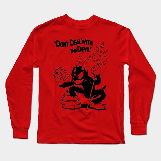 The Devil Cuphead Long Sleeve T-Shirt by OtakuPapercraft